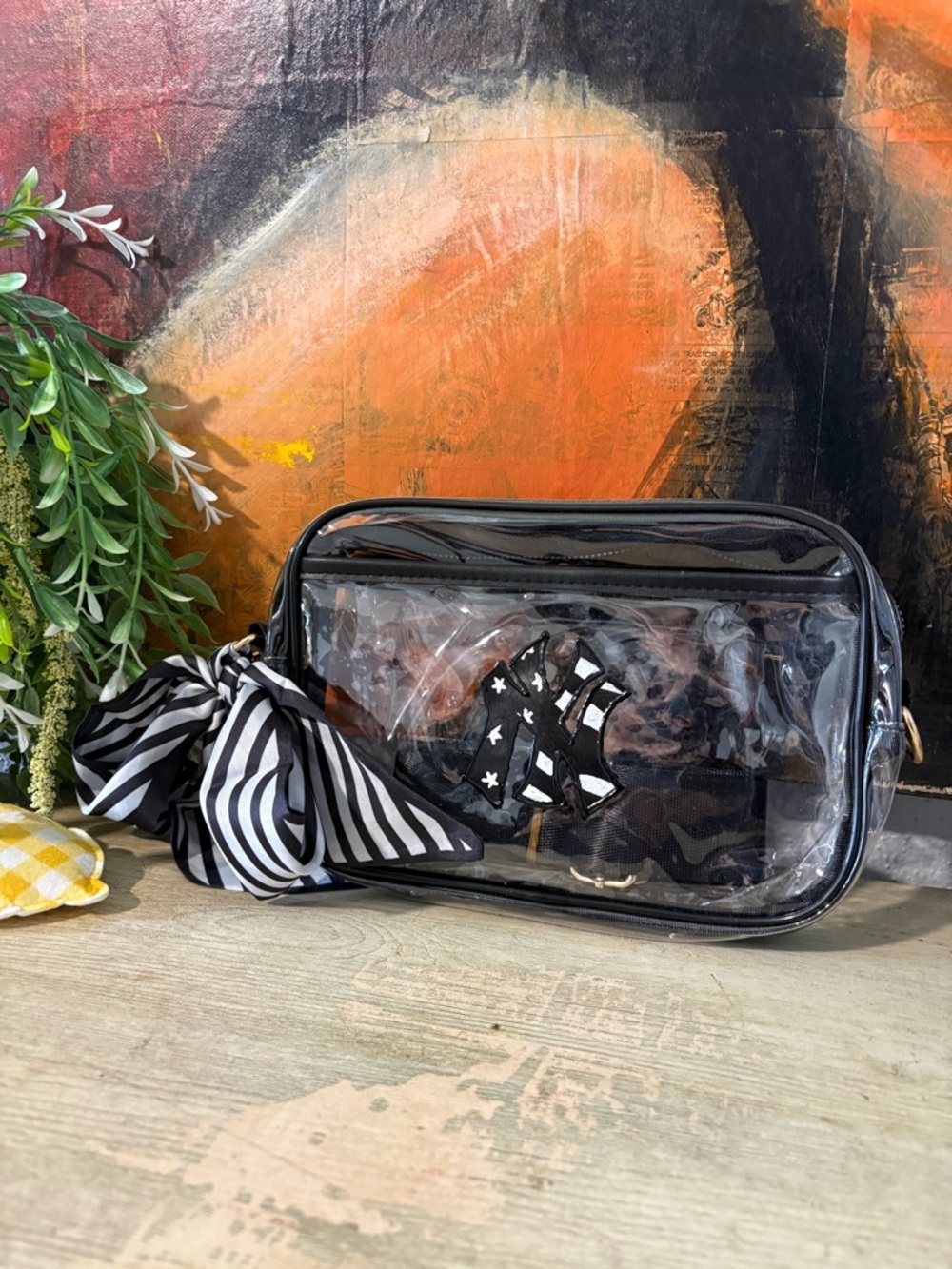 NY Yankees Custom Stadium Crossbody Handpainted